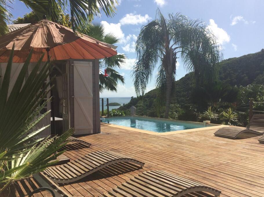 La Charmante Villa Coco Avec Magnifique Vue Mer Le Marin Dış mekan fotoğraf